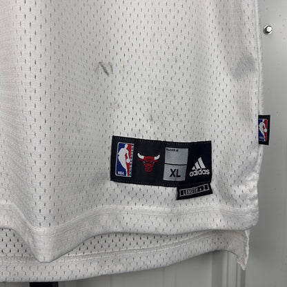 Derrick Rose Rookie 2009 Chicago Bulls Adidas Swingman XL +2 Length Sewn Jersey