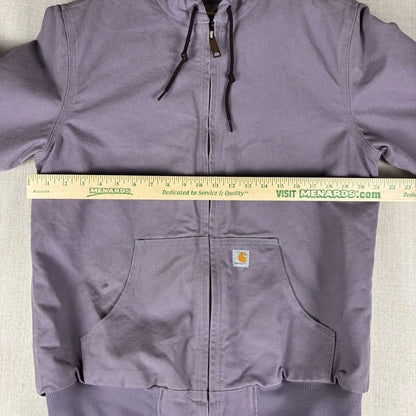 Carhartt Lavender Purple Real Tree Quilted Lined Hooded Jacket Womens Medium