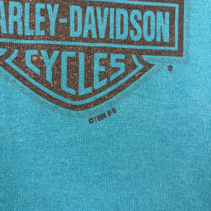 Vintage Harley Davidson 1999 Reversible Eagle Spell Out XXL Shirt