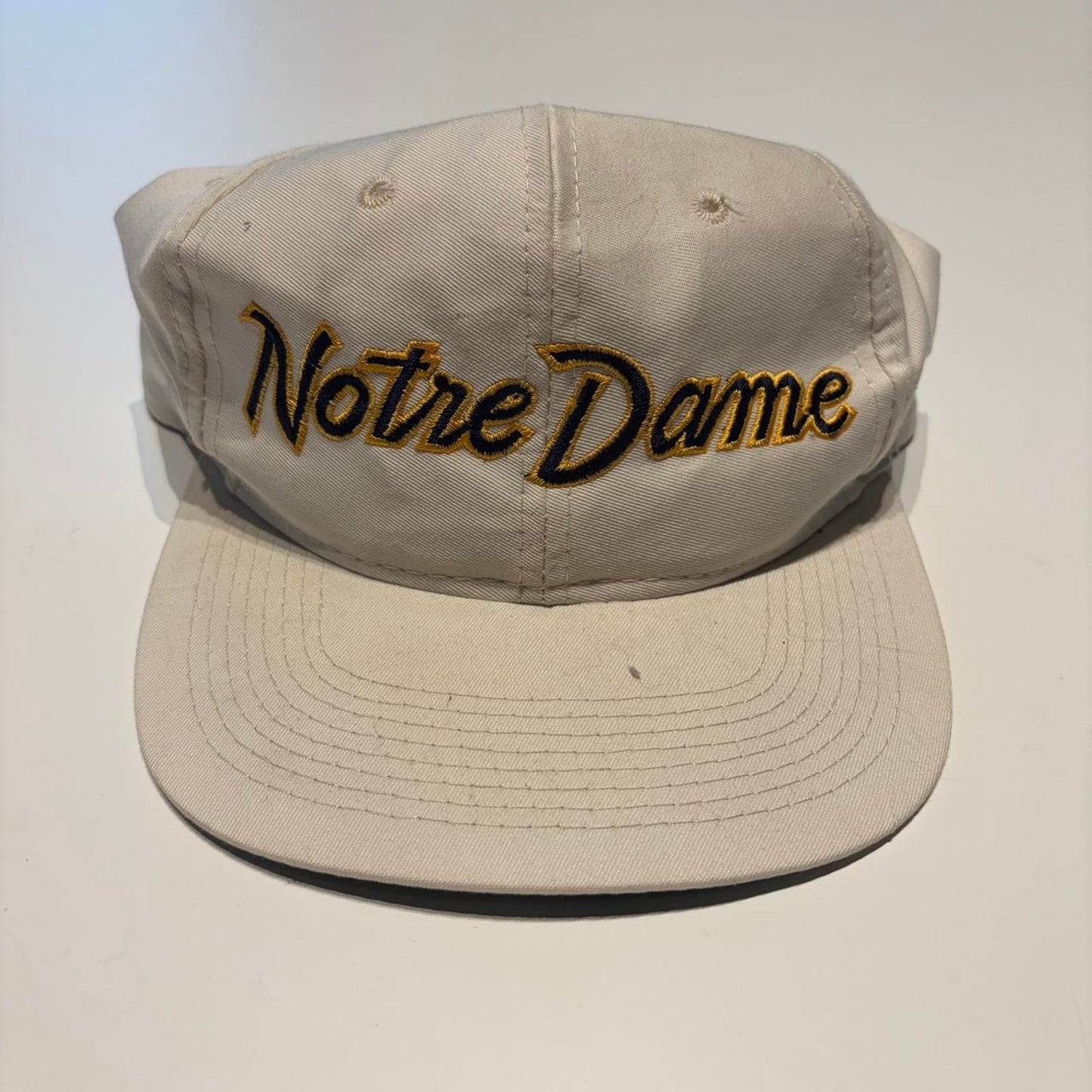 Vintage Notre Dame Sports Specialties Script The Twill Snapback Hat