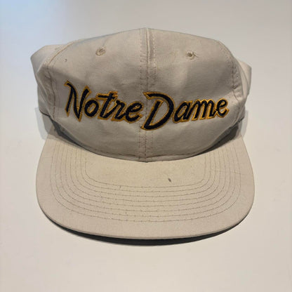Vintage Notre Dame Sports Specialties Script The Twill Snapback Hat