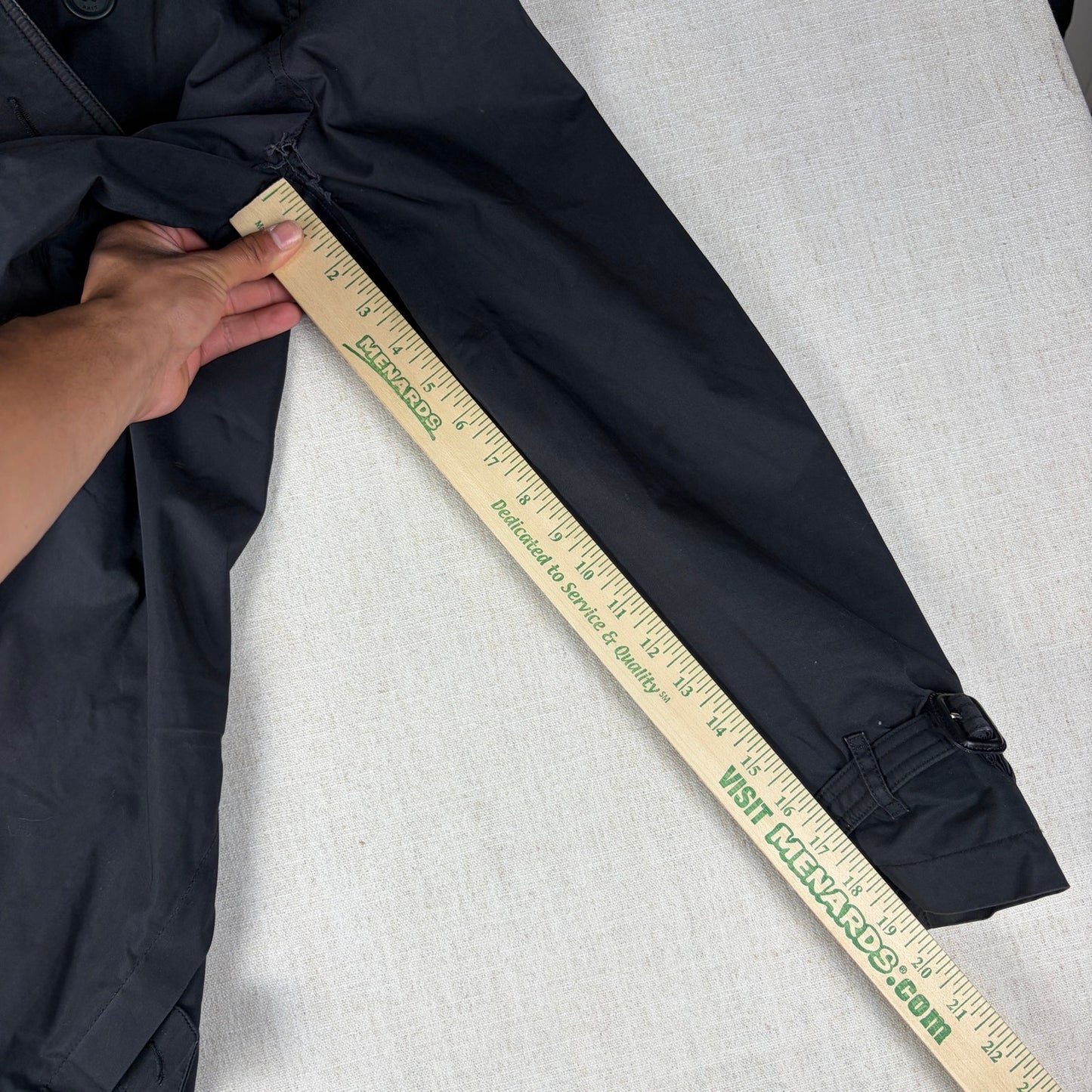 Burberry Brit Nova Check Double Breasted XXL Trench Coat