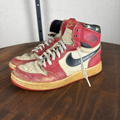 Jordan 1 Chicago 1985 Vintage Nike Original High Pair 4.5Y