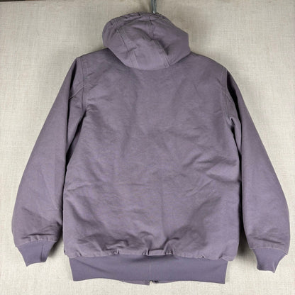 Carhartt Lavender Purple Real Tree Quilted Lined Hooded Jacket Womens Medium