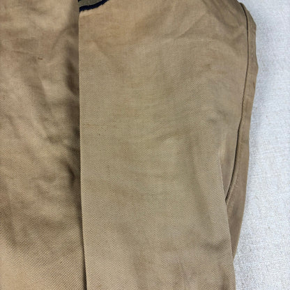 Vintage WWII Sanforized Military Yale Sergeant Regulation Button Shirt Small