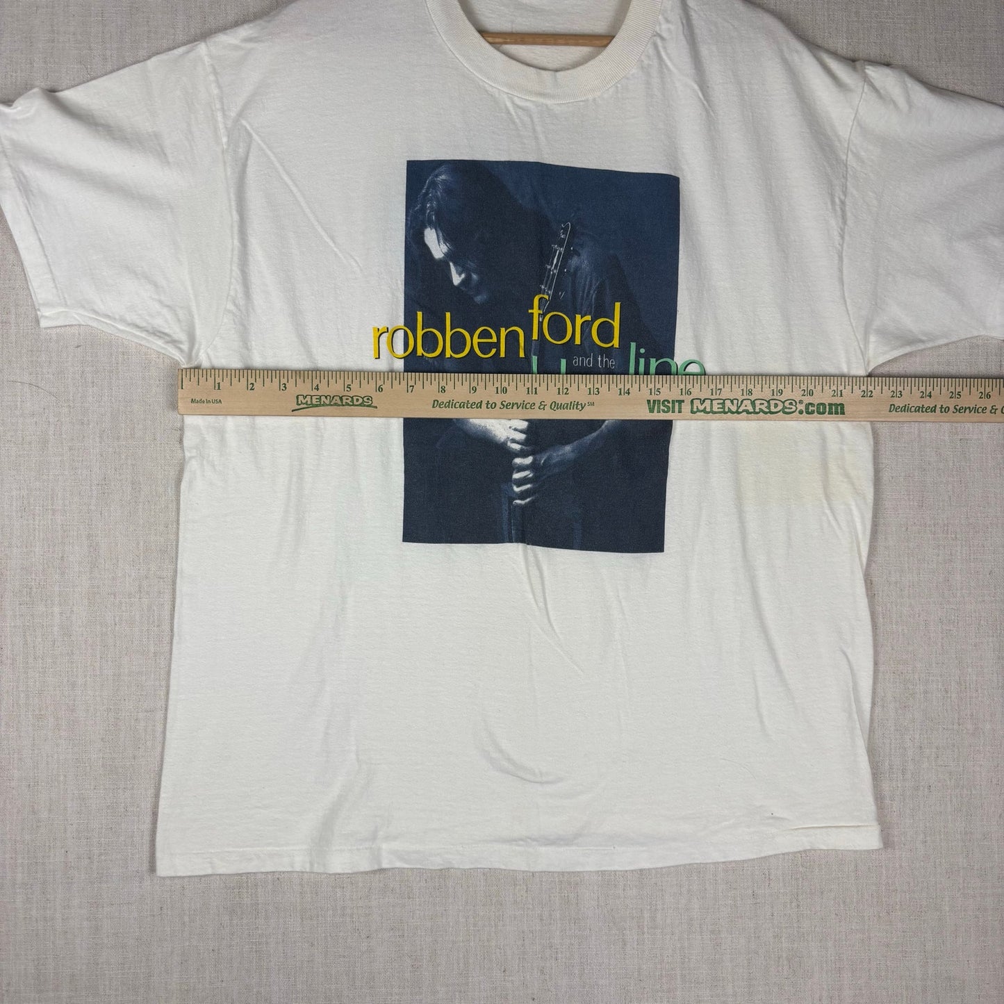 Vintage Robben Ford And The Blue Line Tour Jazz Blues XL Shirt