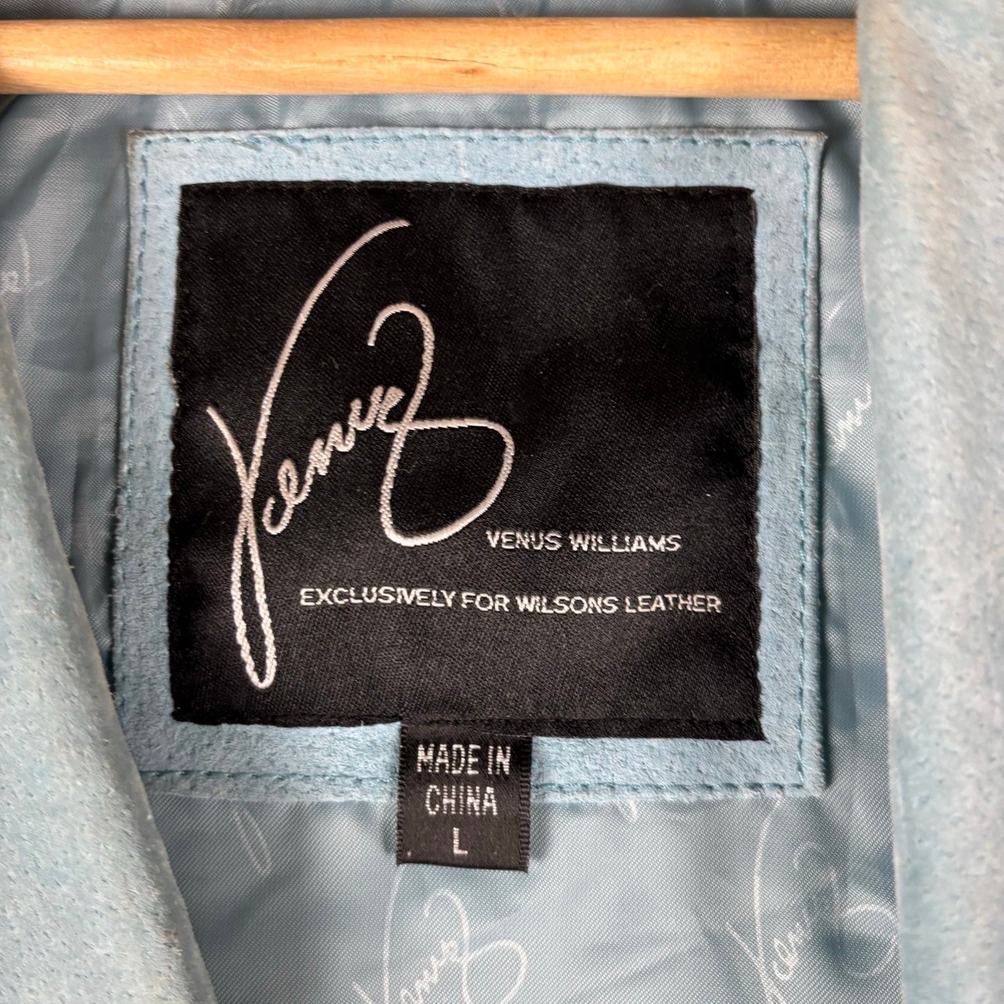 Vintage Wilsons Leather Venus Williams RARE Blue Suede Leather Full Set XL