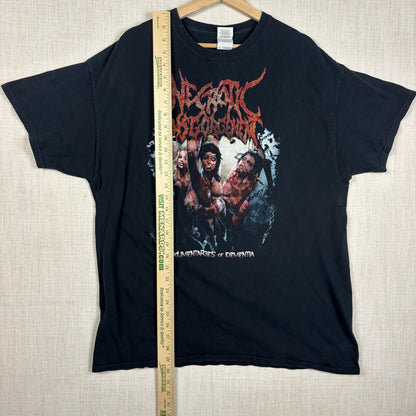 Brutaldeath Metal Necrotic Disgorgement Documentaries of Dementia XL Band Tee