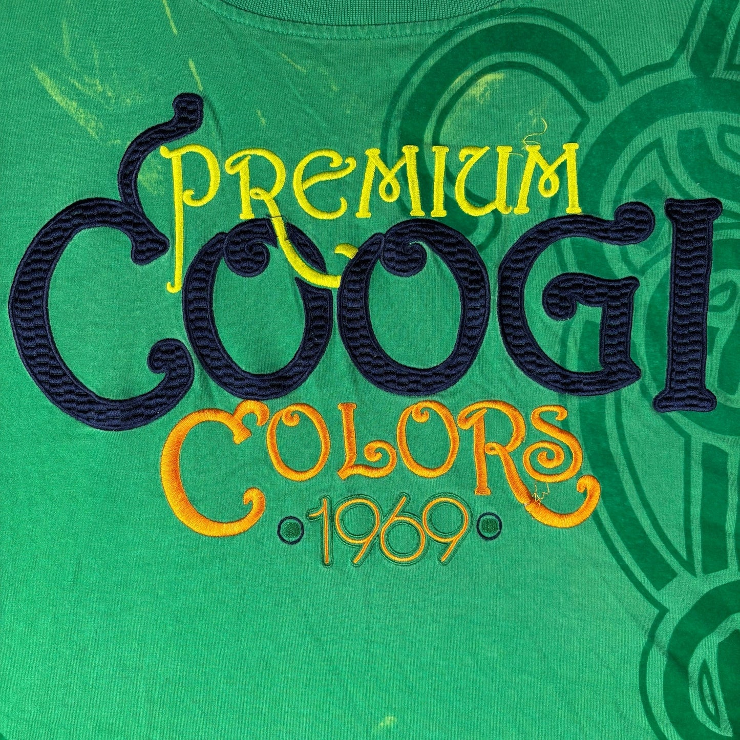 Coogi Premium Colors 4XL Embroidered Y2K T Shirt
