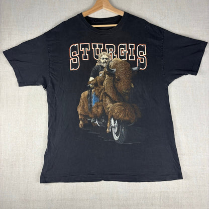 Vintage Harley Davidson Sturgis Buffalo 1992 Bike Rally Shirt Large