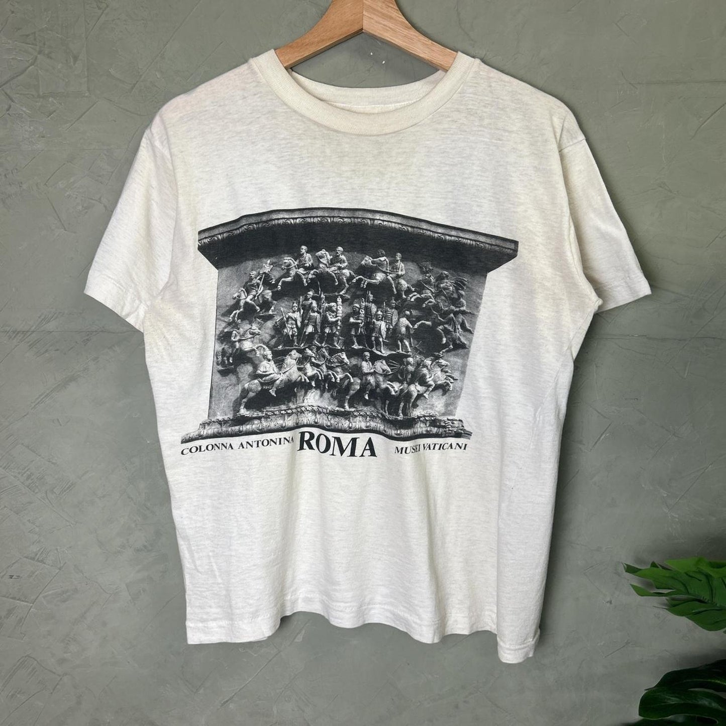 Vintage Roma Italy Souvenir Musei Vaticani Single Stitch Large 90’s Shirt