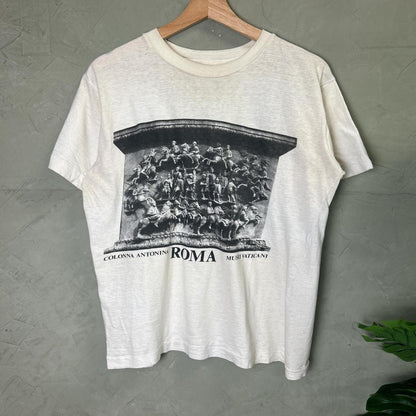 Vintage Roma Italy Souvenir Musei Vaticani Single Stitch Large 90’s Shirt