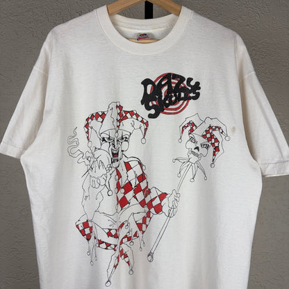Milwaukee Punk Band Dazy Skulls Obscure Vintage Crazy Jester Clown XL Tee
