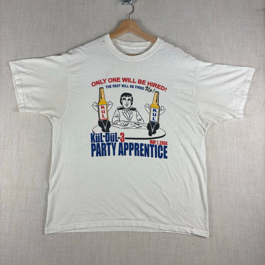 Vintage Donald Trump The Apprentice Obscure Kul Beer Wisconsin Parody XL Shirt