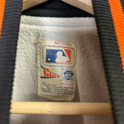 Vintage Baltimore Orioles Felco 90s MLB Medium Varsity Satin Jacket