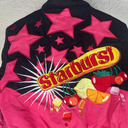 Rare JH Design Starburst Embroidered Kids Large Racing Jacket