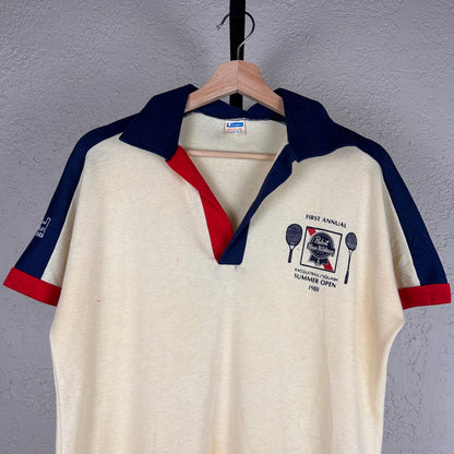 Champion Blue Bar 1980 First Annual Pabst Blue Ribbon Summer Open Medium Polo