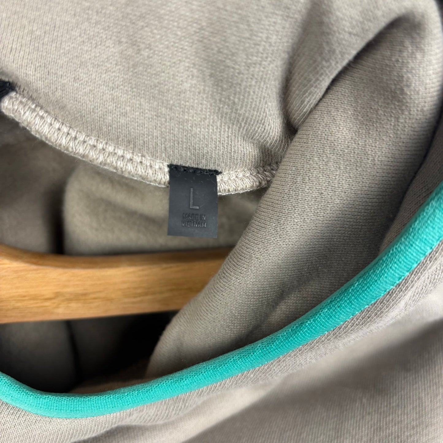 Fear Of God Essentials Seal Teal Trim NWT Large Heavyweight Hoodie
