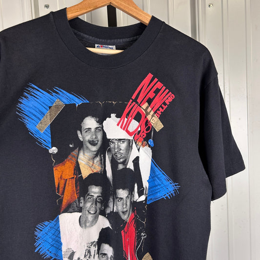 New Kids On The Block 1990 No More Games Tour XL Band Tee