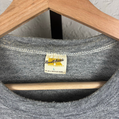 1970s Russell Athletic Oakland Raiders Coach NFL Iron On Print Large Tee