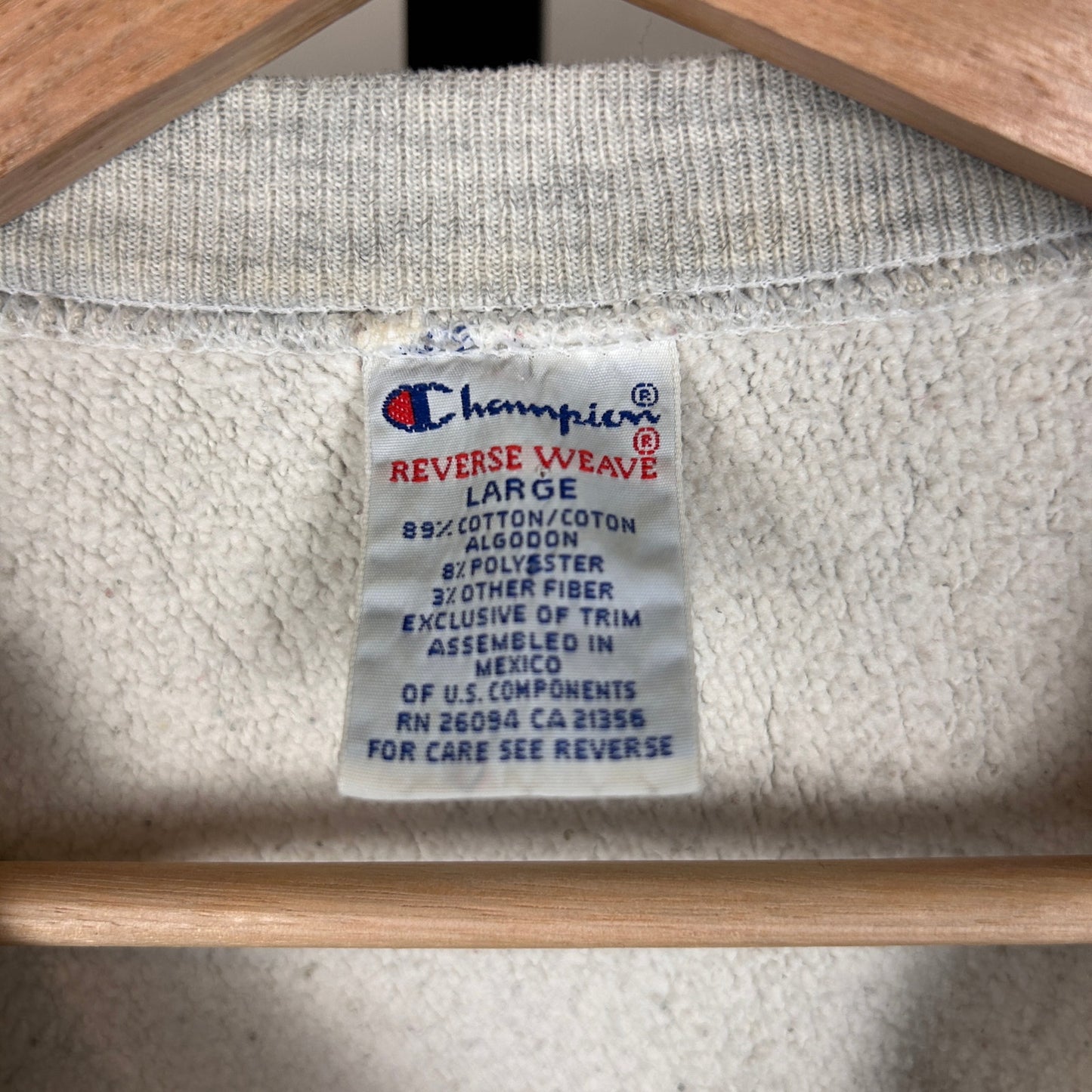 Champion Reverse Weave 90s Wisconsin Badgers Football Large Sweatshirt