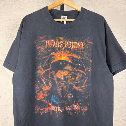 Judas Priest 2008 Nostradamus Large Metal Band Tee