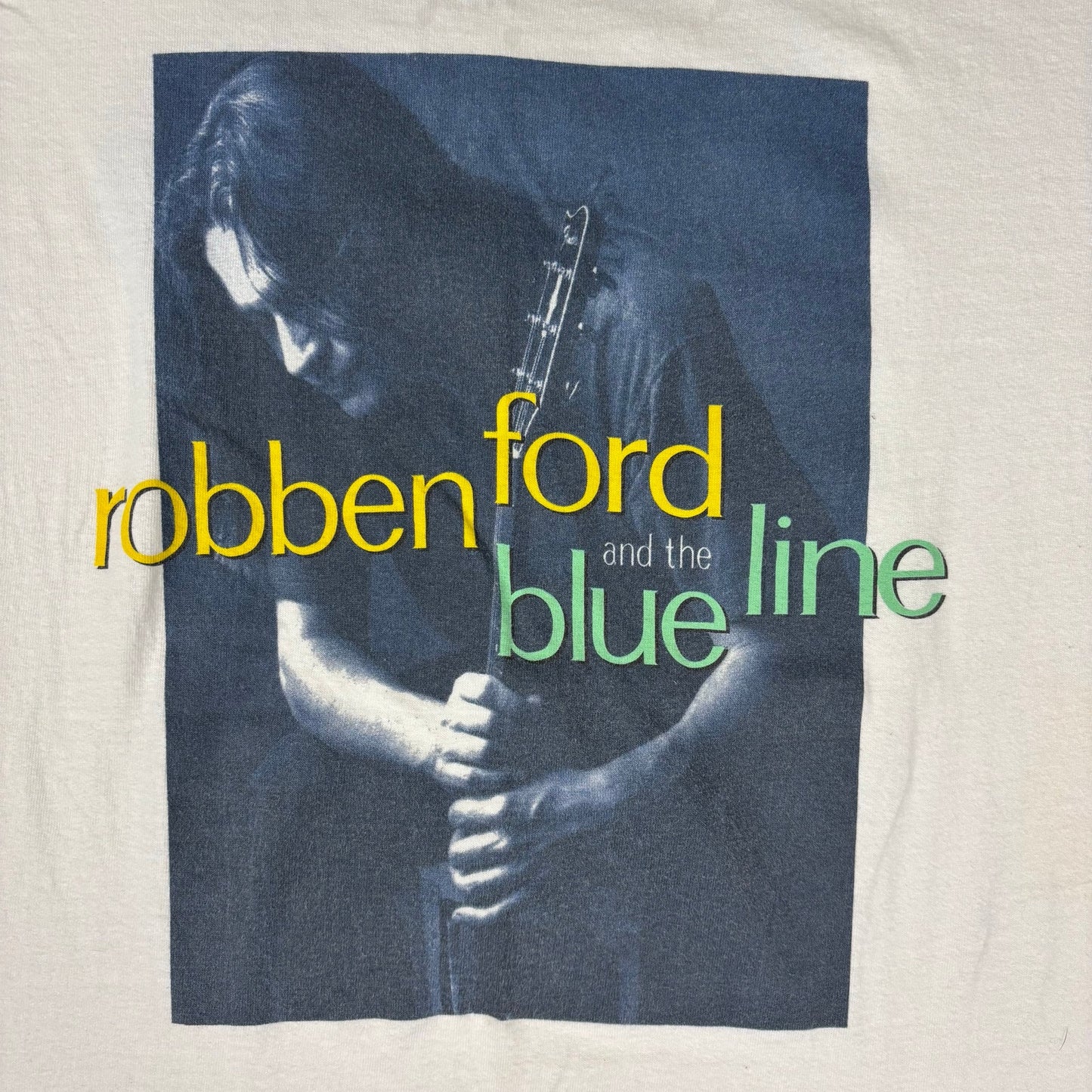 Vintage Robben Ford And The Blue Line Tour Jazz Blues XL Shirt