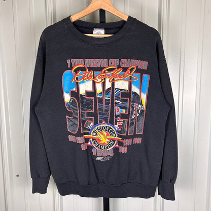 Dale Earnhardt 7 Time Winston Cup Champion NASCAR 1995 Large Crewneck