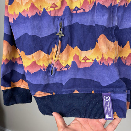 LRG Light Canvas Y2K AOP Mountain Landscape 3XL Hoodie