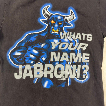 Vintage The Rock Brahama Bull WWE WWF Whats Your Name Jabroni Large Tee