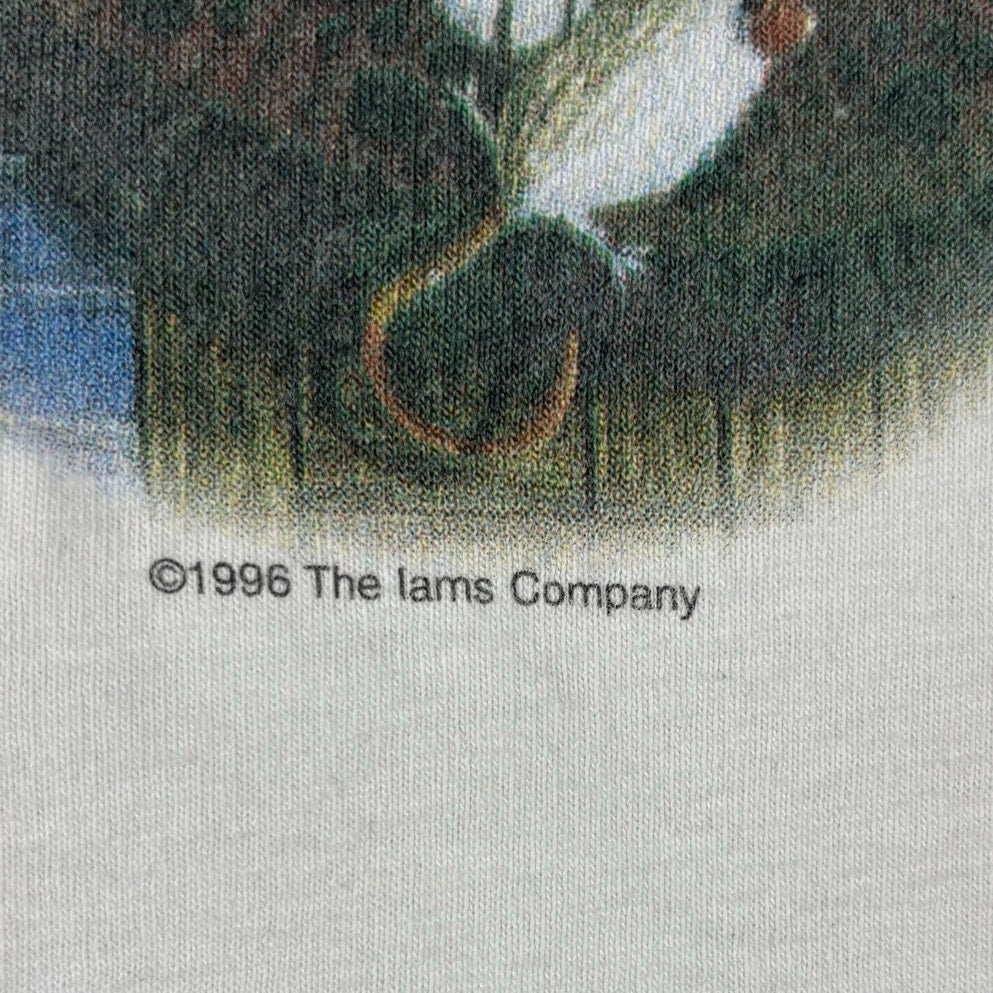 Vintage Iams Company Cats Shirt RARE 50th Anniversary 1996 XL