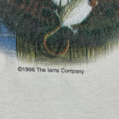 Vintage Iams Company Cats Shirt RARE 50th Anniversary 1996 XL