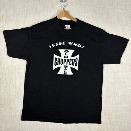 Old Style West Coast Choppers Parody Jesse Who Tee y2k XL