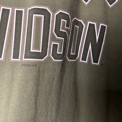 Harley Davidson Spellout Two Tone Iowa 2XL Shirt