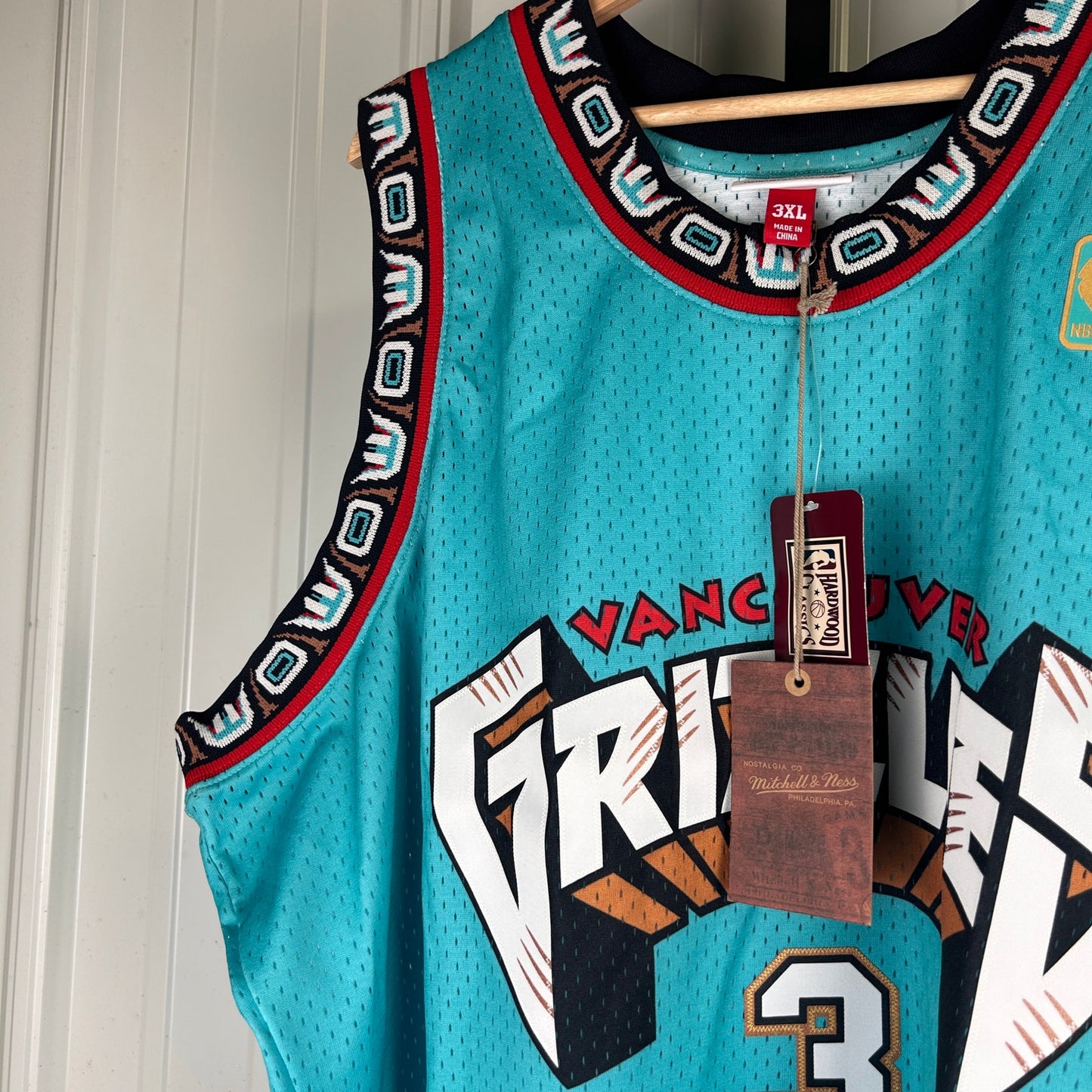 Vancouver Grizzlies NWT 96-97 Shareef Abdur-Rahim Mitchell And Ness 3XL Jersey