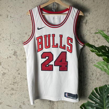 Lauri Markkanen Sewn Chicago Bulls Sz 48 Large Nike Swingman Jersey