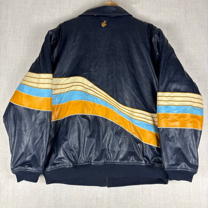 Y2K RocaWear Faux Leather Wave Style Hip Hop XL Jacket
