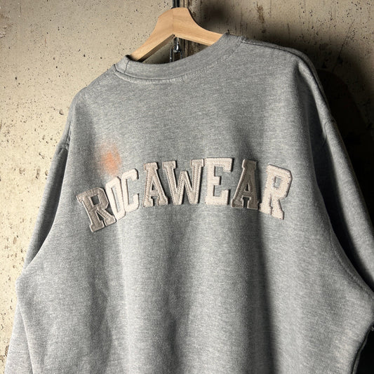 RocaWear Spellout Embroidered XL Y2K Crewneck
