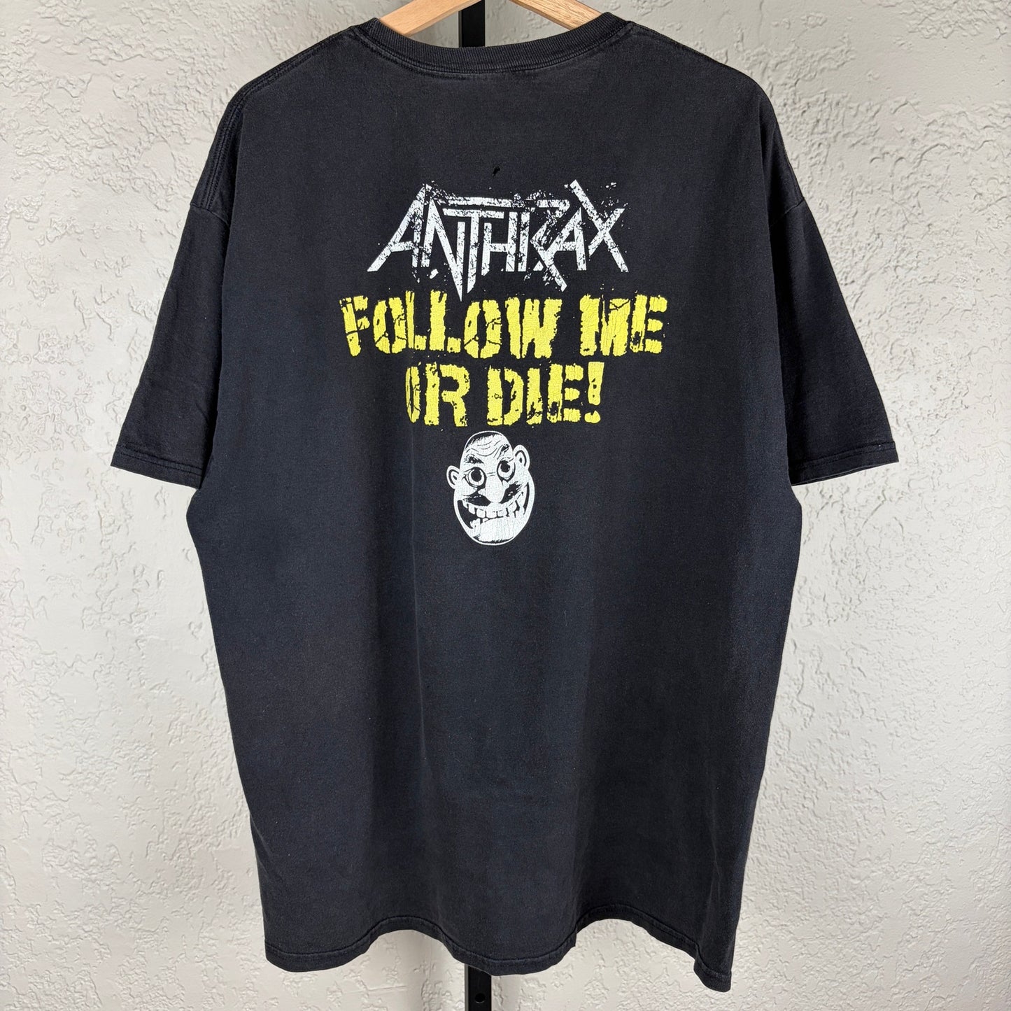 Anthrax Among The Living Y2K Tour Grunge XL Band Tee