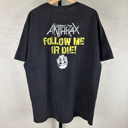 Anthrax Among The Living Y2K Tour Grunge XL Band Tee