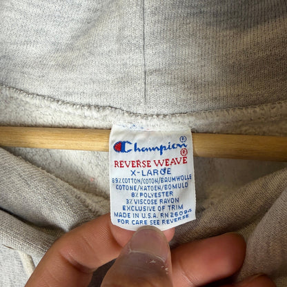 Vintage Champion Reverse Weave 90s Hoodie Wisconsin Badgers XL