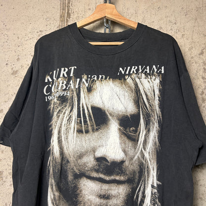 Kurt Cobain RARE 1994 Memorial Nirvana "I Hate Myself" XL Single Stitch Tee