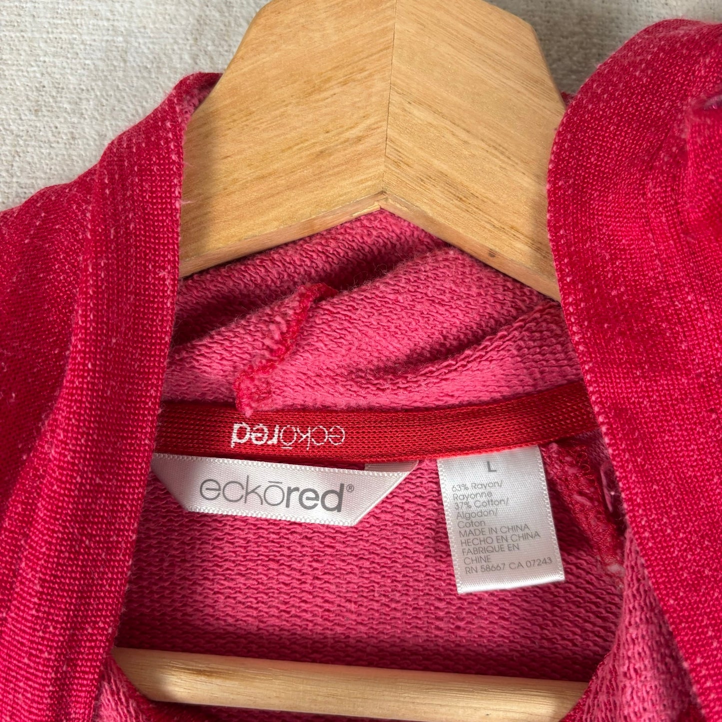 Y2K Velour Hot Pink Low Rise Track Suit 2Pc Set Ecko Red #72 Varsity Style M/L