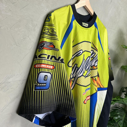 Super Bike Y2K MX Freestyle Flames Fox Racing XL Shirt