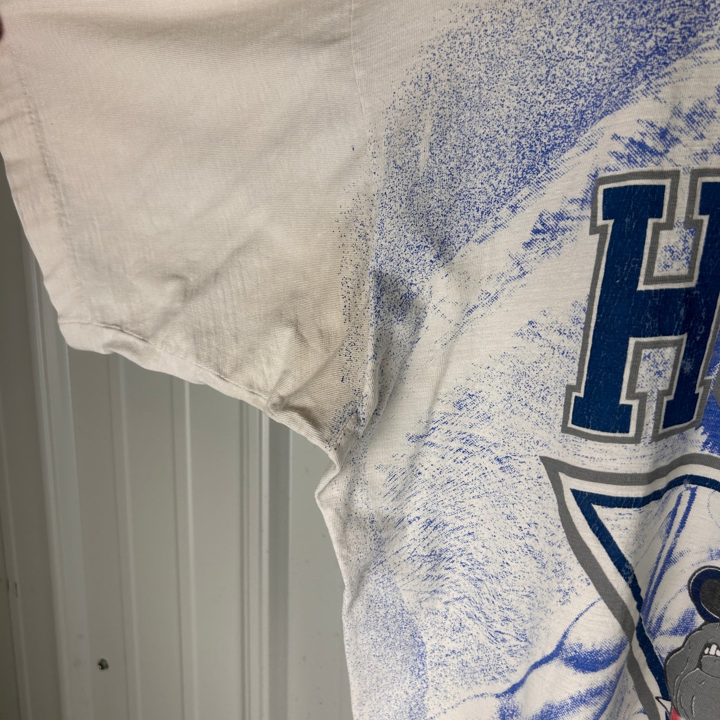 Georgetown Hoyas Vintage AOP NCAA Basketball Graphic XXL Shirt