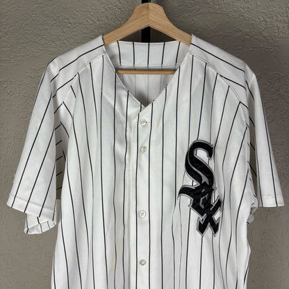 Chicago White Sox Pinstripe Russell Athletic XXL Baseball Jersey