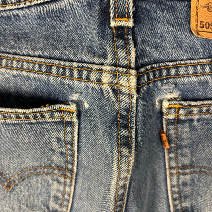Vintage Levis 505 Orange Tab 31x32 Staight Fit Regular Mens Jeans