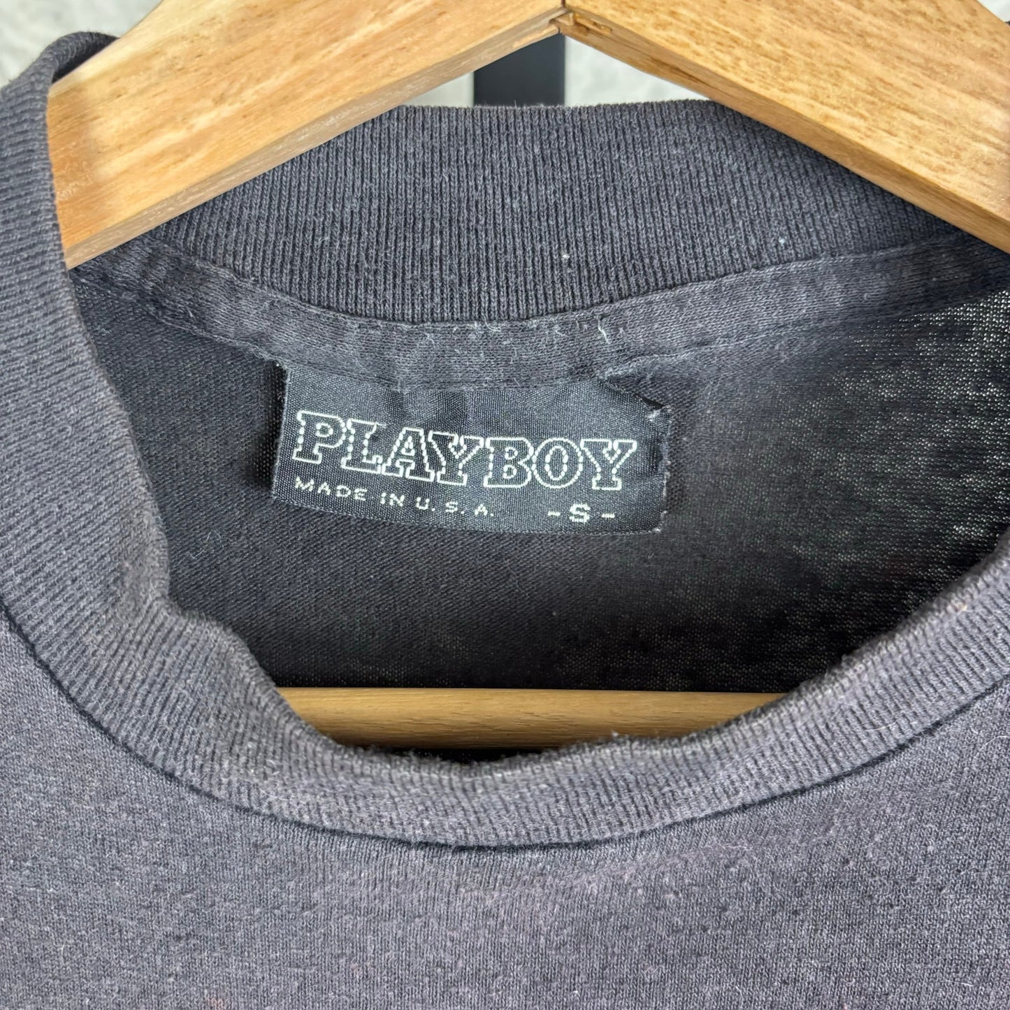 Vintage Playboy Baby Tee After Dark Magazine Official Merch Small