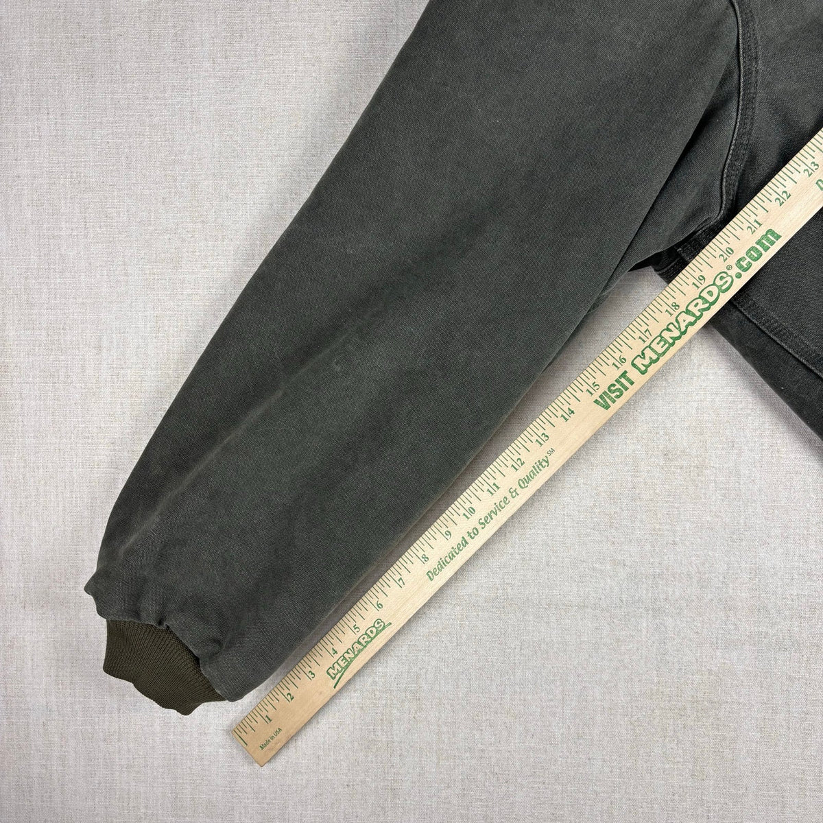 Vintage Carhartt J130 Moss Green Quilted Hooded Jacket 4XL