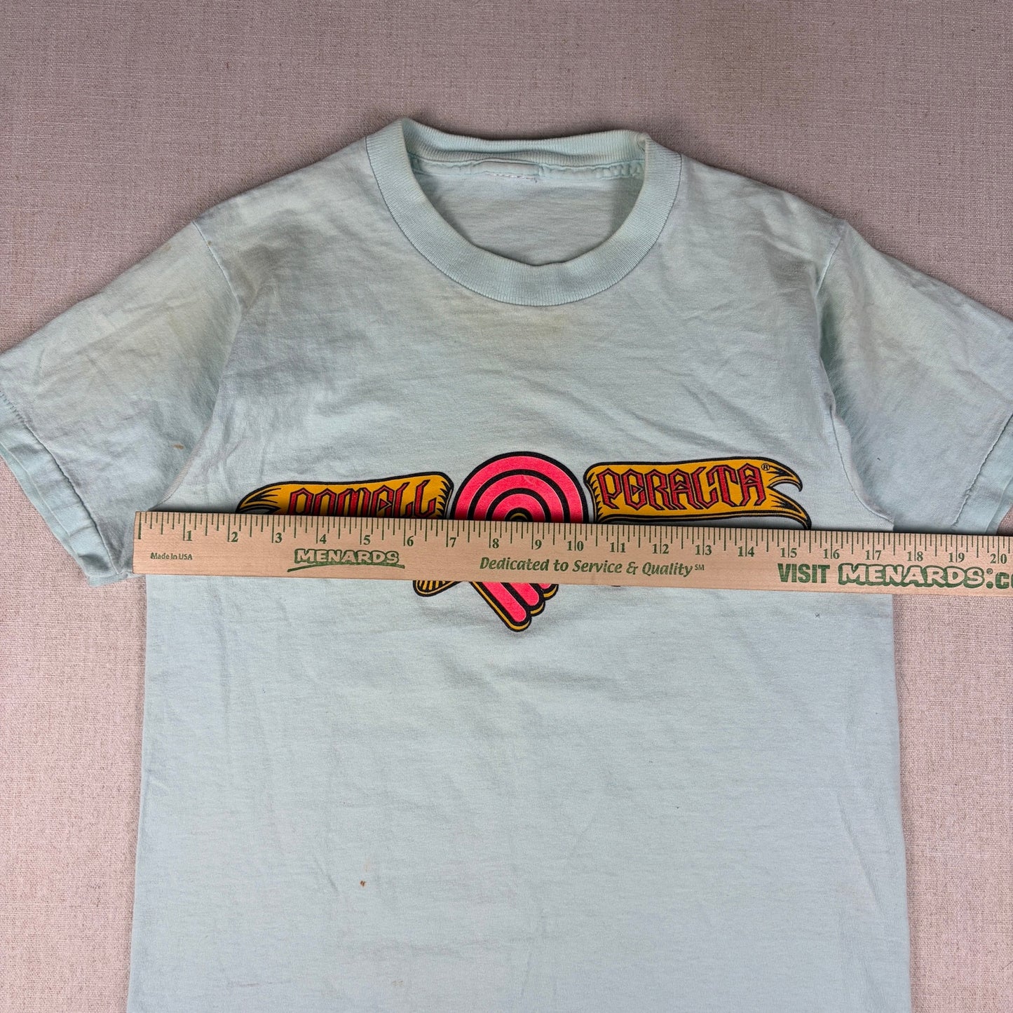 Vintage Powell Peralta Skull And Sword 80s Stedman Bones Medium Skate Shirt